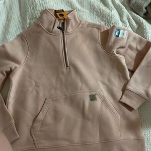 Pink CarHarrt quarter zip